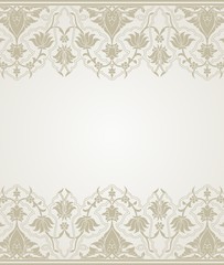 wedding card design, paisley floral pattern , India