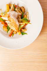 chicken with vegetables