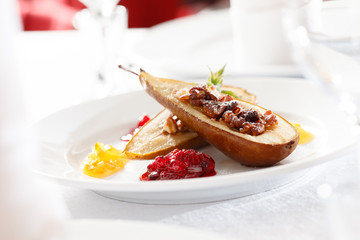 baked pear