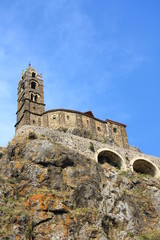 Obraz premium Chapelle Saint Michel d'Aiguilhe, Puy-en-Velay