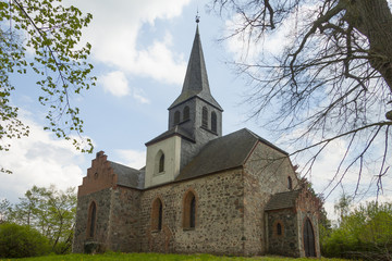 Fototapeta na wymiar Dorfkirche Sauen