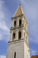 church tower in stari grad, hvar