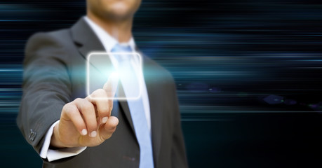 Businessman solution concept