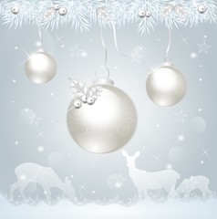 Winter christmas background
