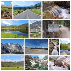 Rocky Mountains, Colorado - photo collage