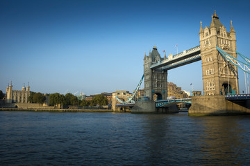 Fototapeta na wymiar Tower Bridge and Tower of London