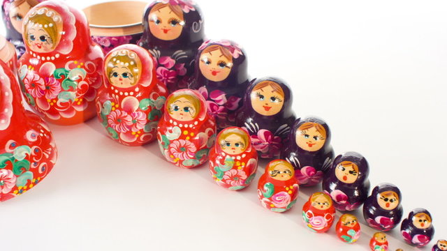 Beautiful Matryoshka dolls