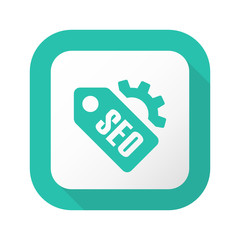 Flat Long Shadow Button - Vector 