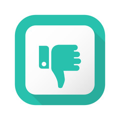 Fototapeta premium Flat Long Shadow Button - Vector 