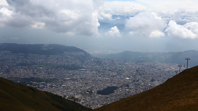 A mountain scene near Quito, Ecuador