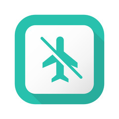 Flat Long Shadow Button - Vector 