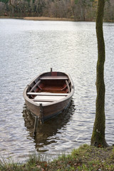 Fototapeta na wymiar Dinghy at the Lake