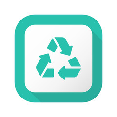 Fototapeta premium Flat Long Shadow Button - Vector 