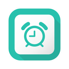 Flat Long Shadow Button - Vector 