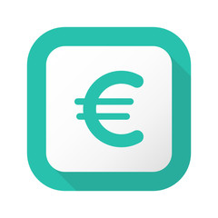 Flat Long Shadow Button - Vector 