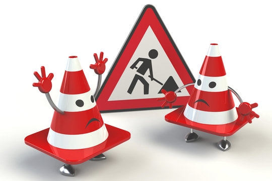 Halt Stop Baustelle