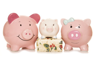 budgeting for christmas piggy banks