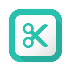 Obraz premium Flat Long Shadow Button - Vector 