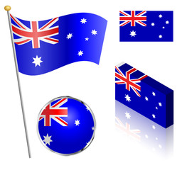 Australian Flag Set
