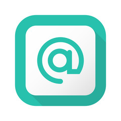 Flat Long Shadow Button - Vector 