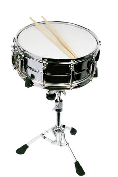 Snare Drum and Drumsticks