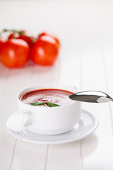 Fresh tomato soup