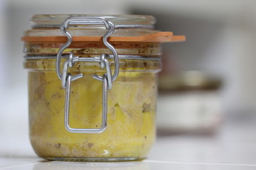 Bocal de foie gras d'oie