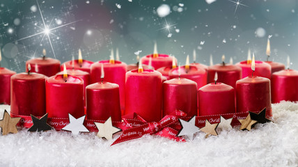 weihnachtskerzen advent