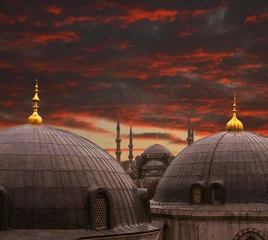 Rolgordijnen The Blue Mosque in Istanbul,Turkey © snowflakedesert