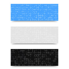 Vector Grunge template header design.