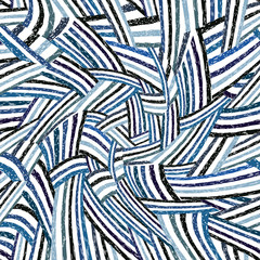 Abstract hand drawn lines seamless pattern.