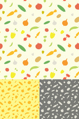 Vegetables Seamless Pattern