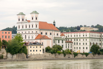 Fototapeta premium Passau Inn Promenade