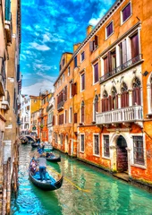  Traditional Gondolas at Venicee Italy. HDR processed © imagIN photography