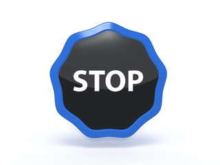 stop star icon on white background