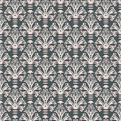 Vintage style seamless wallpaper pattern.