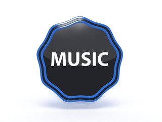 music star icon on white background