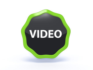 video star icon on white background