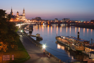 Obraz premium Dresden Elbufer