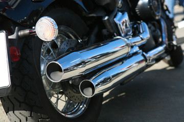 motorcycle exhaust pipes