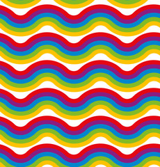 Rainbow seamless pattern.