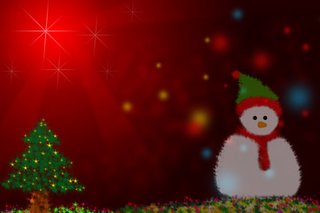 Red Christmas background