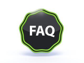 faq star icon on white background