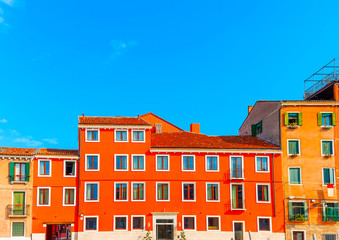 Beautiful very old building at Venice Italy