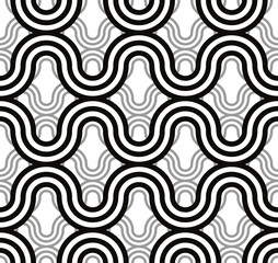 Geometric waves seamless pattern.