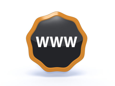 www star icon on white background
