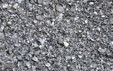 abstract background with black crushed stone
