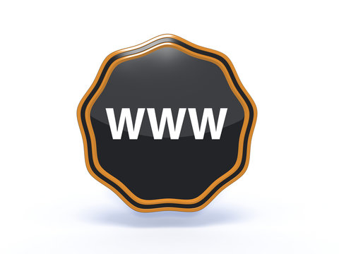 www star icon on white background