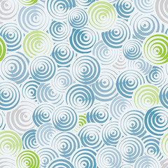 Fototapeta na wymiar Circles and lines seamless pattern.