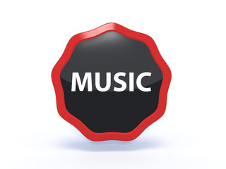 music star icon on white background